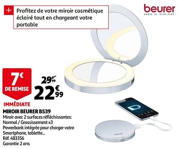 Promotions Miroir beurer bs39 - Beurer - Valide de 06/04/2021 à 13/04/2021 chez Auchan Ronq