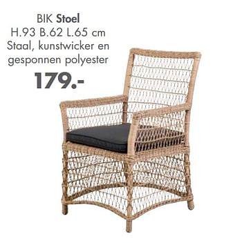 Promoties Bik stoel - Huismerk - Casa - Geldig van 03/04/2021 tot 31/08/2021 bij Casa