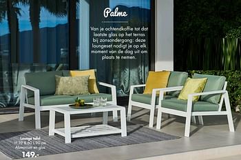 Promoties Lounge tafel - Huismerk - Casa - Geldig van 03/04/2021 tot 31/08/2021 bij Casa