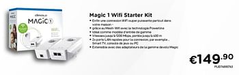 Promotions Devolo magic 1 wifi starter kit - Devolo - Valide de 02/04/2021 à 30/04/2021 chez Compudeals