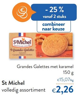Promoties St michel grandes galettes met karamel - St Michel - Geldig van 07/04/2021 tot 20/04/2021 bij OKay