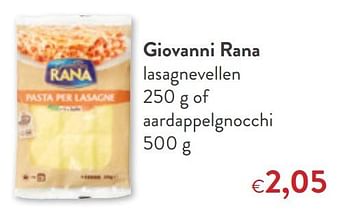 Promoties Giovanni rana lasagnevellen of aardappelgnocchi - Giovanni rana - Geldig van 07/04/2021 tot 20/04/2021 bij OKay