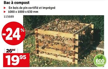Promoties Bac à compost - Huismerk - Mr. Bricolage - Geldig van 06/04/2021 tot 18/04/2021 bij Mr. Bricolage