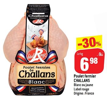Promotions Poulet fermier challans - Challans - Valide de 07/04/2021 à 13/04/2021 chez Match