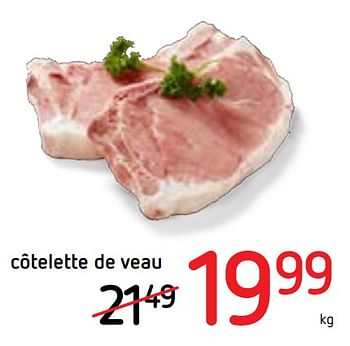 Promotions Côtelette de veau - Produit Maison - Spar Retail - Valide de 08/04/2021 à 21/04/2021 chez Spar (Colruytgroup)