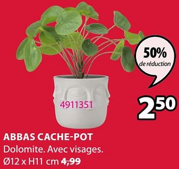 Promotions Abbas cache-pot - Produit Maison - Jysk - Valide de 06/04/2021 à 18/04/2021 chez Jysk