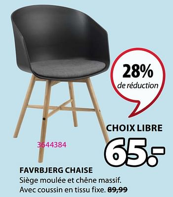 Promoties Favrbjerg chaise - Huismerk - Jysk - Geldig van 06/04/2021 tot 18/04/2021 bij Jysk