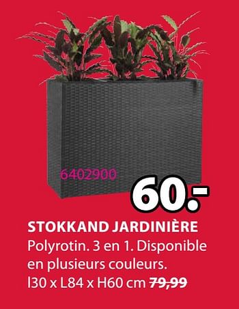 Promotions Stokkand jardinière - Produit Maison - Jysk - Valide de 06/04/2021 à 18/04/2021 chez Jysk