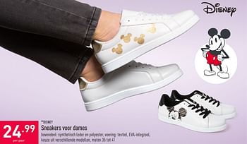 Promotions Sneakers voor dames - Disney - Valide de 14/04/2021 à 23/04/2021 chez Aldi