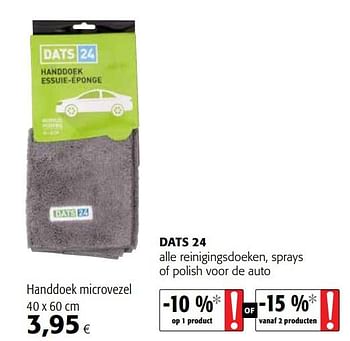 Promoties Dats 24 handdoek microvezel - Dats 24 - Geldig van 07/04/2021 tot 20/04/2021 bij Colruyt