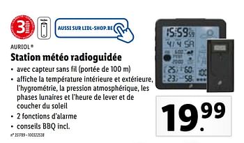 Auriol Auriol station météo radioguidée - En promotion chez Lidl