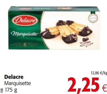 Promoties Delacre marquisette - Delacre - Geldig van 07/04/2021 tot 20/04/2021 bij Colruyt