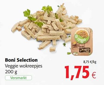 Promotions Boni selection veggie wokreepjes - Boni - Valide de 07/04/2021 à 20/04/2021 chez Colruyt