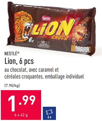 Promotions Lion - Nestlé - Valide de 16/04/2021 à 23/04/2021 chez Aldi