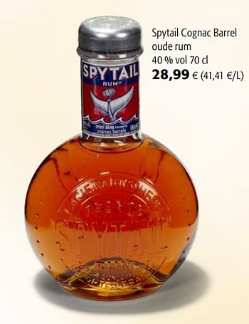 Promoties Spytail cognac barrel oude rum - Spytail - Geldig van 07/04/2021 tot 20/04/2021 bij Colruyt