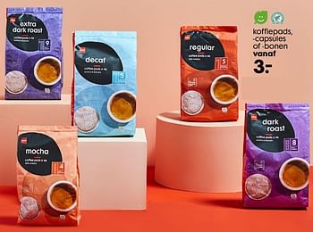 Promoties Koffiepads, -capsules of -bonen - Huismerk - Hema - Geldig van 07/04/2021 tot 27/04/2021 bij Hema