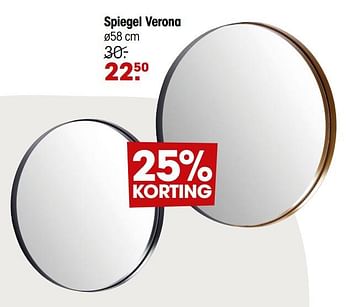 Promoties Spiegel verona - Huismerk - Kwantum - Geldig van 12/04/2021 tot 25/04/2021 bij Kwantum