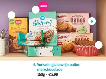 Promoties Verkade glutenvrije oaties melkchocolade - Verkade - Geldig van 08/04/2021 tot 05/05/2021 bij Albert Heijn