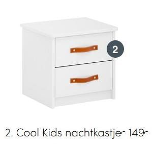 Promotions Cool kids nachtkastje - Cool Kids - Valide de 11/04/2021 à 17/04/2021 chez Baby & Tiener Megastore