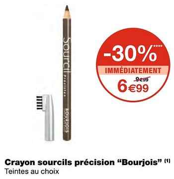 Promotions Crayon sourcils précision bourjois - Bourjois - Valide de 07/04/2021 à 18/04/2021 chez MonoPrix