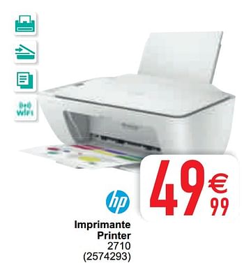 Promotions Hp imprimante printer 2710 - HP - Valide de 13/04/2021 à 26/04/2021 chez Cora