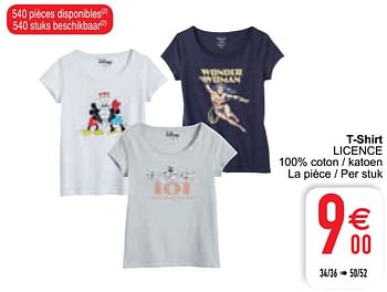 Promoties T-shirt - Huismerk - Cora - Geldig van 13/04/2021 tot 26/04/2021 bij Cora