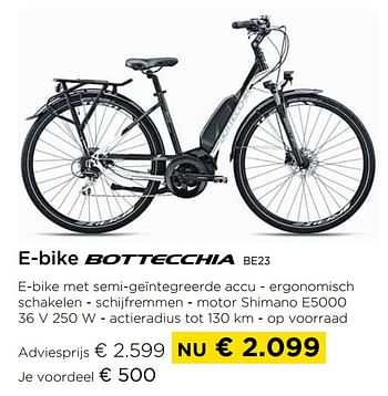 Promotions E-bike be23 - Bottecchia - Valide de 01/04/2021 à 30/04/2021 chez Molecule