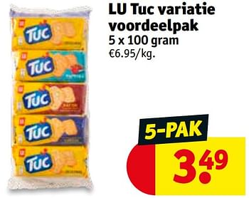 Promoties Lu tuc variatie voordeelpak - Lu - Geldig van 13/04/2021 tot 18/04/2021 bij Kruidvat