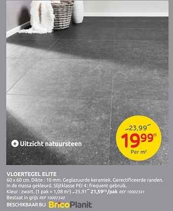 Promotions Vloertegel elite - Produit maison - Brico - Valide de 14/04/2021 à 26/04/2021 chez Brico