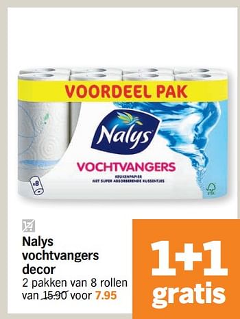 Promoties Nalys vochtvangers decor - Nalys - Geldig van 12/04/2021 tot 18/04/2021 bij Albert Heijn