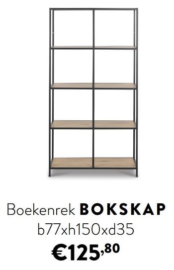 Promoties Boekenrek bokskap - Huismerk - Ygo - Geldig van 12/04/2021 tot 30/04/2021 bij Ygo