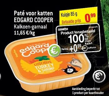 Promoties Paté voor katten edgard cooper - Edgard & Cooper - Geldig van 14/04/2021 tot 20/04/2021 bij Smatch