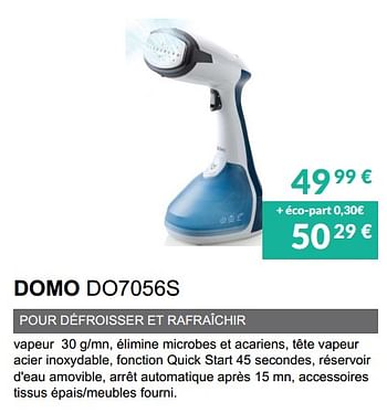 Promotions Dèfroisseur domo do7056s - Domo elektro - Valide de 28/02/2021 à 30/09/2021 chez Copra