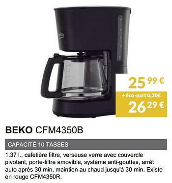 Promotions Beko cfm4350b - Beko - Valide de 28/02/2021 à 30/09/2021 chez Copra