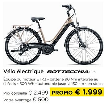 Promotions Vélo électrique be19 - Bottecchia - Valide de 01/04/2021 à 30/04/2021 chez Molecule