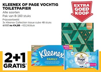Promoties Kleenex collection tissue cube - Kleenex - Geldig van 14/04/2021 tot 20/04/2021 bij Jumbo