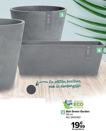 Promotions Bak green garden - Produit maison - Carrefour  - Valide de 14/04/2021 à 26/04/2021 chez Carrefour