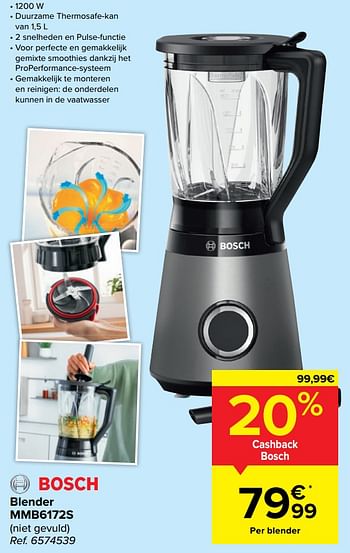 Bosch Blender MMB6172S 