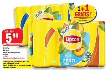 Promoties Ice tea lipton - Lipton - Geldig van 14/04/2021 tot 27/04/2021 bij Match