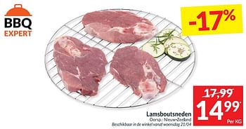 Promoties Lamsboutsneden - Huismerk - Intermarche - Geldig van 20/04/2021 tot 25/04/2021 bij Intermarche