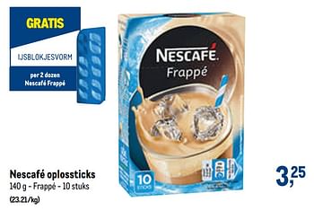 Promoties Nescafé oplossticks - Nescafe - Geldig van 21/04/2021 tot 04/05/2021 bij Makro