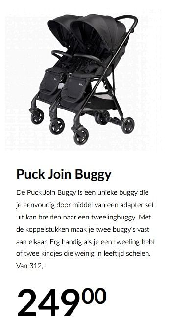 Promoties Puck join buggy - Puck - Geldig van 13/04/2021 tot 17/05/2021 bij BabyPark