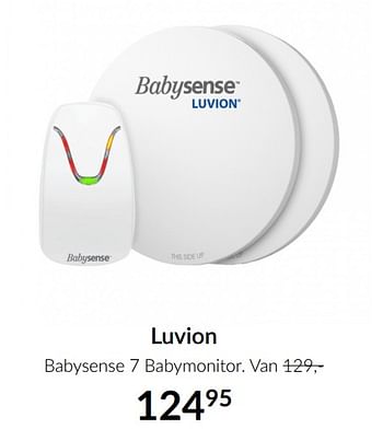 Promoties Luvion babysense 7 babymonitor - Luvion - Geldig van 13/04/2021 tot 17/05/2021 bij BabyPark