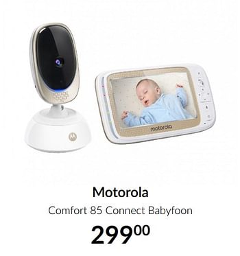 Promoties Motorola comfort 85 connect babyfoon - Motorola - Geldig van 13/04/2021 tot 17/05/2021 bij BabyPark