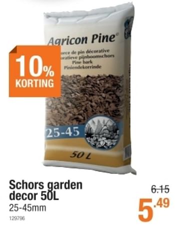 Promoties Schors garden decor - Huismerk - Cevo - Geldig van 15/04/2021 tot 05/05/2021 bij Cevo Market