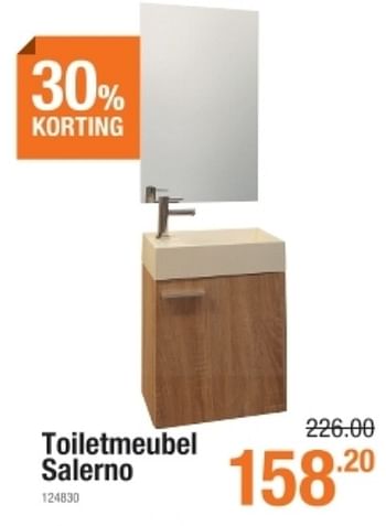 Promoties Toiletmeubel salerno - Huismerk - Cevo - Geldig van 15/04/2021 tot 05/05/2021 bij Cevo Market