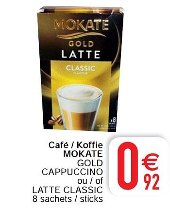 Promotions Café - koffie mokate - Mokate - Valide de 20/04/2021 à 26/04/2021 chez Cora
