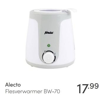 Promoties Alecto flesverwarmer bw-70 - Alecto - Geldig van 18/04/2021 tot 24/04/2021 bij Baby & Tiener Megastore