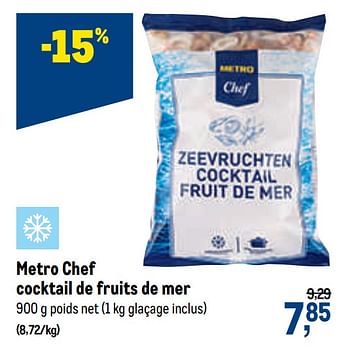 Promoties Metro chef cocktail de fruits de mer - Huismerk - Makro - Geldig van 21/04/2021 tot 04/05/2021 bij Makro