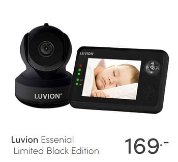 Promoties Luvion essenial limited black edition - Luvion - Geldig van 18/04/2021 tot 24/04/2021 bij Baby & Tiener Megastore